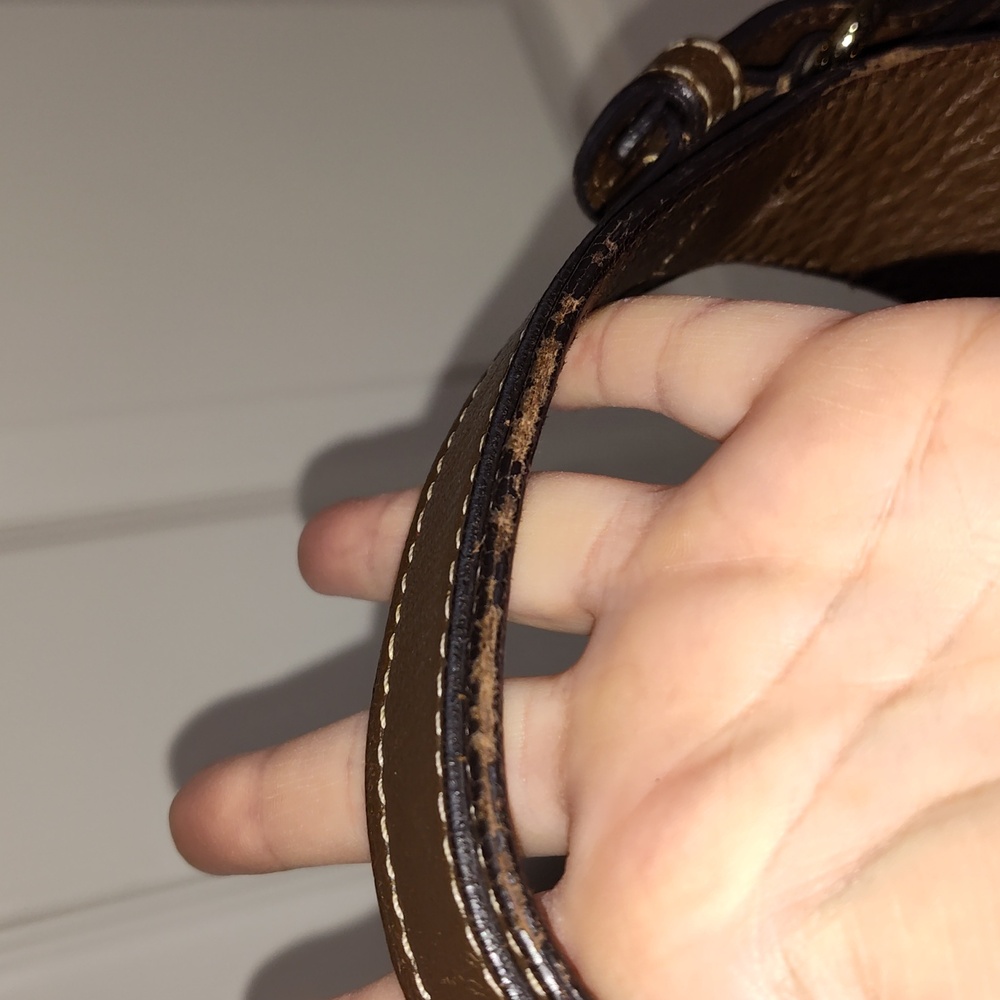 Brown Dooney and Bourke Dillen Pocket Sac Brown Leather Bag - Picture 13 of 15